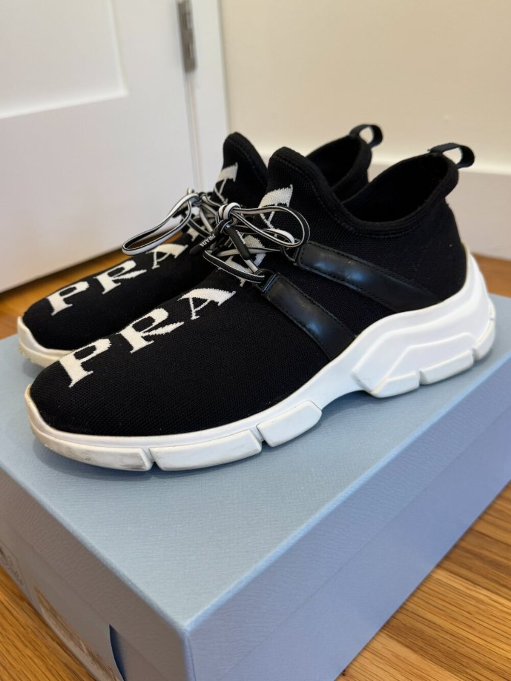 Prada Knit 5 Sneaker - Size 36